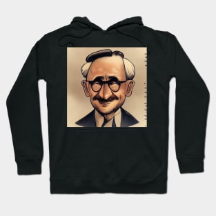 Friedrich A Hayek | Cartoon style Hoodie